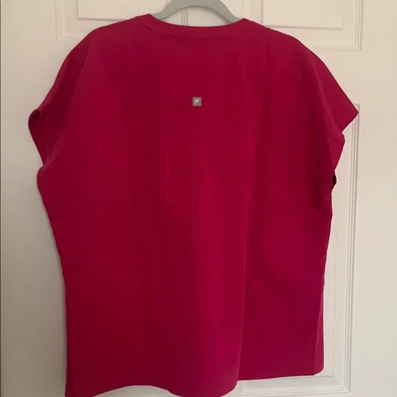 Fabletics Women's Red Top - Picture 2 of 4
